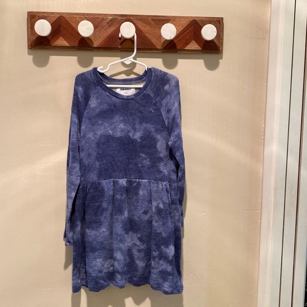 Old Navy Size Small Blue Long Sleeve Dress